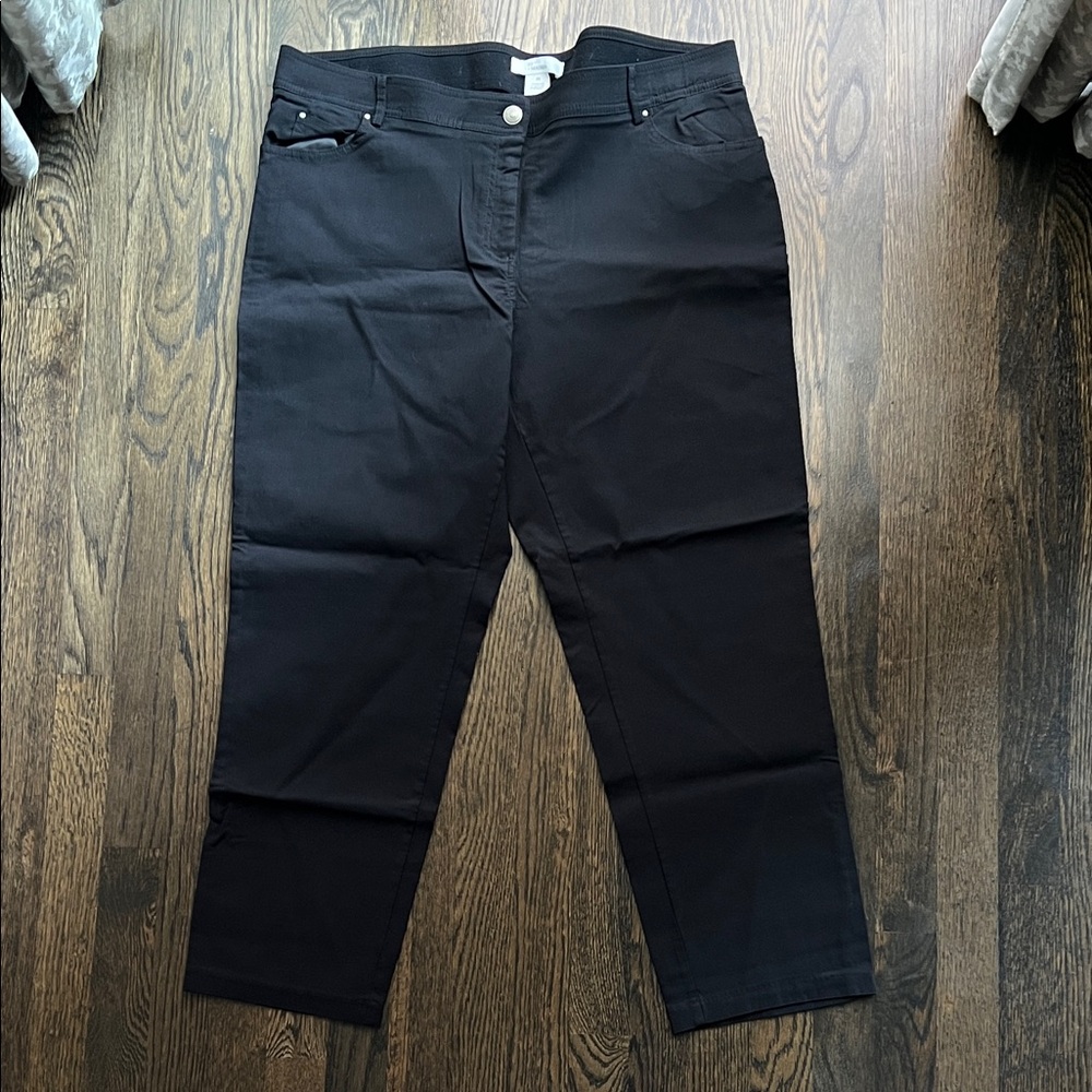 89th & Madison Women's Black Straight Leg Jeans